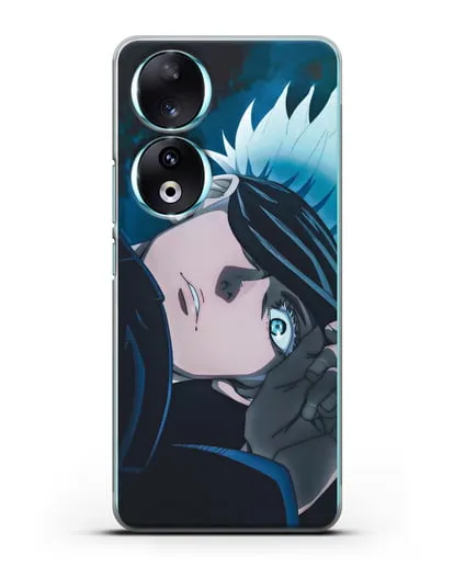 Чехол аниме Магическая битва (Jujutsu Kaisen) Джуджатсу Кайсен Дзюго Сатору Годжо силиконовый для Honor 90