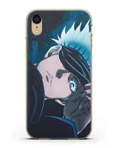 Чехол аниме Магическая битва (Jujutsu Kaisen) Джуджатсу Кайсен Дзюго Сатору Годжо силиконовый для iPhone XR