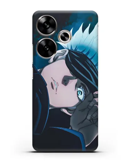 Чехол аниме Магическая битва (Jujutsu Kaisen) Джуджатсу Кайсен Дзюго Сатору Годжо силиконовый для Xiaomi Poco F6