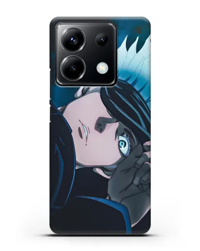 Чехол аниме Магическая битва (Jujutsu Kaisen) Джуджатсу Кайсен Дзюго Сатору Годжо силиконовый для Xiaomi Poco X6