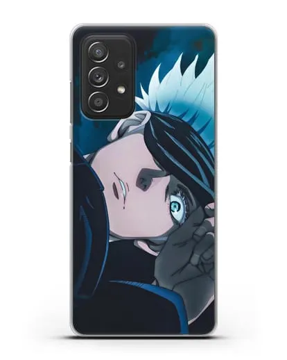 Чехол аниме Магическая битва (Jujutsu Kaisen) Джуджатсу Кайсен Дзюго Сатору Годжо силиконовый для Samsung Galaxy A53