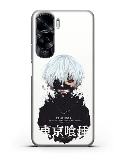 Чехол аниме Токийский гуль (Tokyo Ghoul) Кен Канеки постер силиконовый для Honor 90 Lite