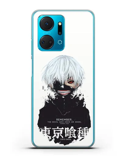 Чехол аниме Токийский гуль (Tokyo Ghoul) Кен Канеки постер силиконовый для Honor X7a Plus