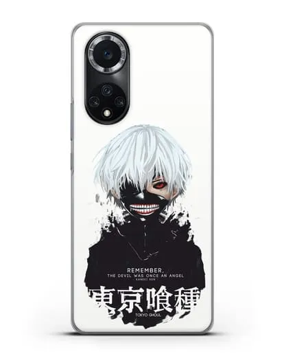 Чехол аниме Токийский гуль (Tokyo Ghoul) Кен Канеки постер силиконовый для Huawei Nova 9