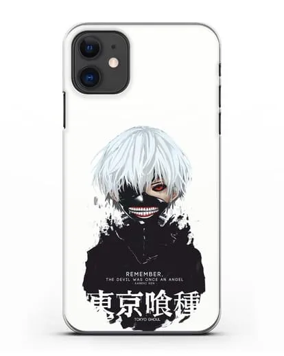Чехол аниме Токийский гуль (Tokyo Ghoul) Кен Канеки постер силиконовый для iPhone 11