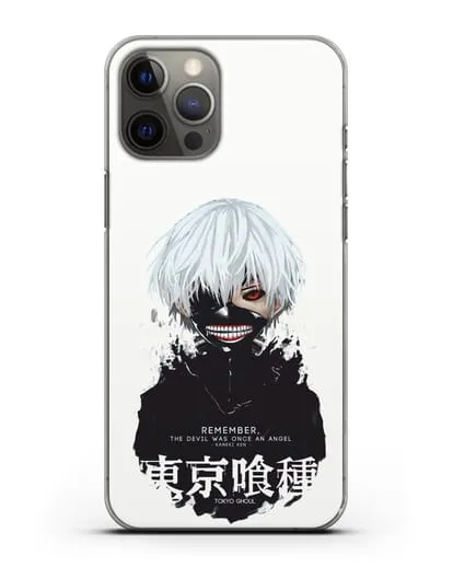 Чехол аниме Токийский гуль (Tokyo Ghoul) Кен Канеки постер силиконовый для iPhone 12 Pro Max