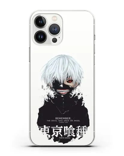 Чехол аниме Токийский гуль (Tokyo Ghoul) Кен Канеки постер силиконовый для iPhone 13 Pro Max