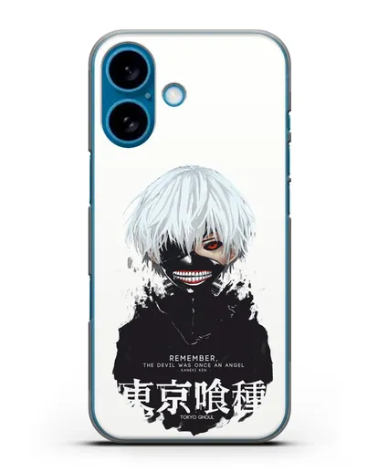 Чехол аниме Токийский гуль (Tokyo Ghoul) Кен Канеки постер силиконовый для iPhone 16