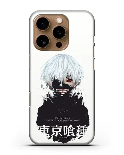 Чехол аниме Токийский гуль (Tokyo Ghoul) Кен Канеки постер силиконовый для iPhone 16 Pro
