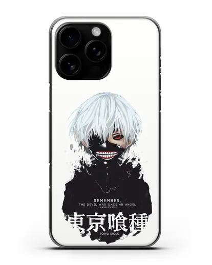 Чехол аниме Токийский гуль (Tokyo Ghoul) Кен Канеки постер силиконовый для iPhone 16 Pro Max