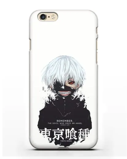 Чехол аниме Токийский гуль (Tokyo Ghoul) Кен Канеки постер силиконовый для iPhone 6