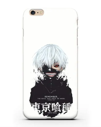 Чехол аниме Токийский гуль (Tokyo Ghoul) Кен Канеки постер силиконовый для iPhone 6 Plus