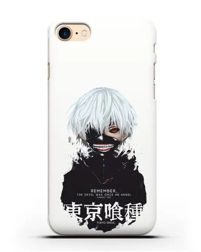 Чехол аниме Токийский гуль (Tokyo Ghoul) Кен Канеки постер силиконовый для iPhone 8