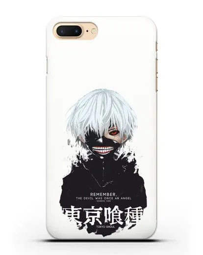 Чехол аниме Токийский гуль (Tokyo Ghoul) Кен Канеки постер силиконовый для iPhone 7 Plus