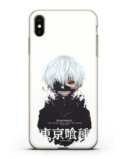 Чехол аниме Токийский гуль (Tokyo Ghoul) Кен Канеки постер силиконовый для iPhone XS Max