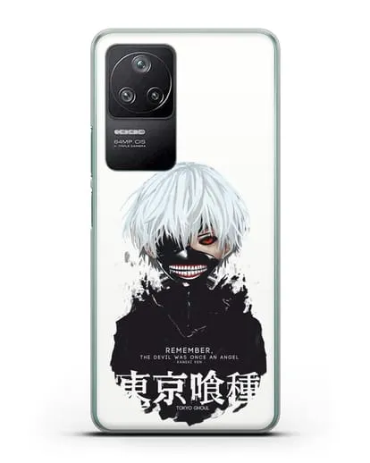 Чехол аниме Токийский гуль (Tokyo Ghoul) Кен Канеки постер силиконовый для Xiaomi Poco F4