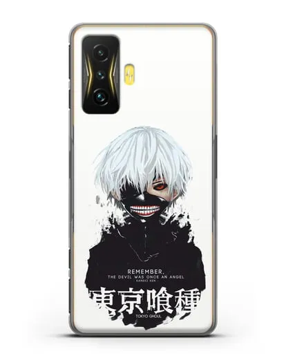 Чехол аниме Токийский гуль (Tokyo Ghoul) Кен Канеки постер силиконовый для Xiaomi Poco F4 GT