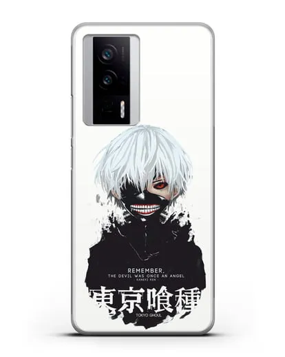 Чехол аниме Токийский гуль (Tokyo Ghoul) Кен Канеки постер силиконовый для Xiaomi Poco F5 Pro
