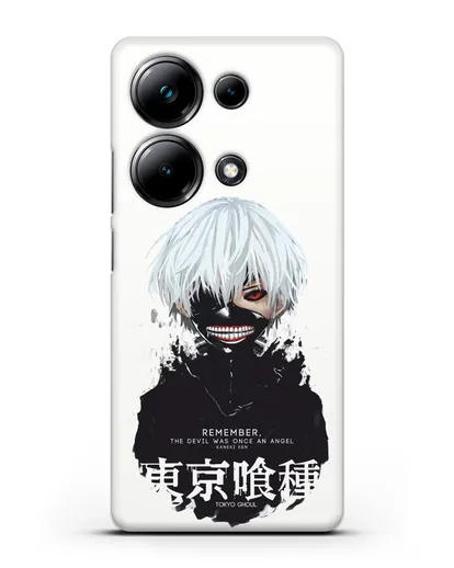 Чехол аниме Токийский гуль (Tokyo Ghoul) Кен Канеки постер силиконовый для Xiaomi Poco M6 Pro