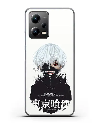 Чехол аниме Токийский гуль (Tokyo Ghoul) Кен Канеки постер силиконовый для Xiaomi Poco X5