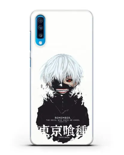 Чехол аниме Токийский гуль (Tokyo Ghoul) Кен Канеки постер силиконовый для Samsung Galaxy A70 [SM-A705F]
