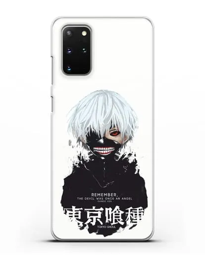 Чехол аниме Токийский гуль (Tokyo Ghoul) Кен Канеки постер силиконовый для Samsung Galaxy S20 Plus [SM-G985F]
