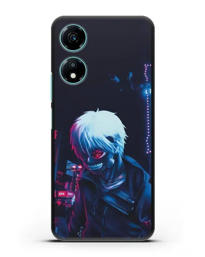 Чехол аниме Токийский гуль (Tokyo Ghoul) Кен Канеки арт силиконовый для Honor X5 Plus