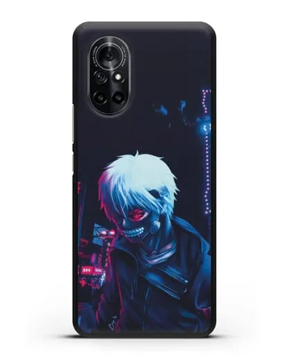 Чехол аниме Токийский гуль (Tokyo Ghoul) Кен Канеки арт силиконовый для Huawei Nova 8