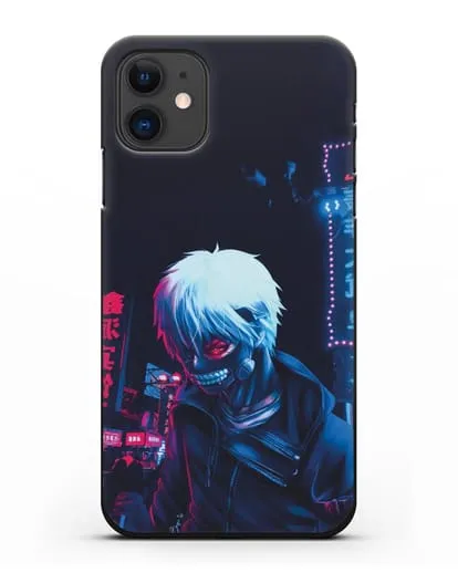 Чехол аниме Токийский гуль (Tokyo Ghoul) Кен Канеки арт силиконовый для iPhone 11