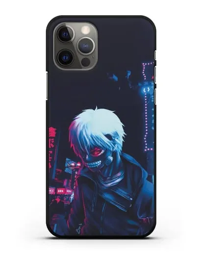 Чехол аниме Токийский гуль (Tokyo Ghoul) Кен Канеки арт силиконовый для iPhone 12 Pro