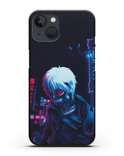 Чехол аниме Токийский гуль (Tokyo Ghoul) Кен Канеки арт силиконовый для iPhone 13