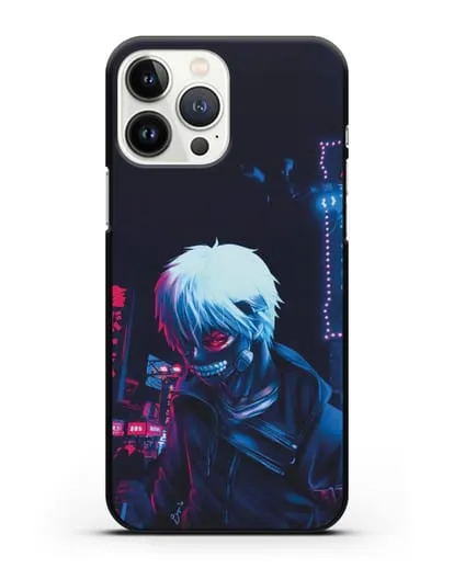 Чехол аниме Токийский гуль (Tokyo Ghoul) Кен Канеки арт силиконовый для iPhone 13 Pro Max