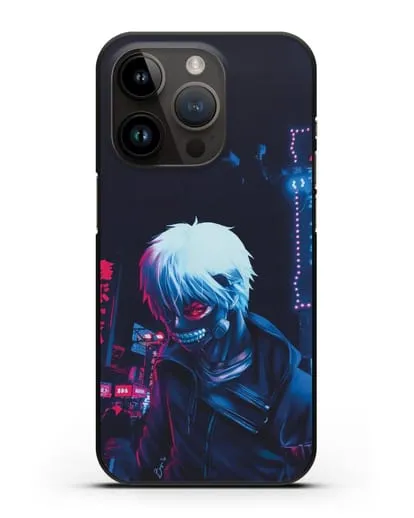 Чехол аниме Токийский гуль (Tokyo Ghoul) Кен Канеки арт силиконовый для iPhone 14 Pro