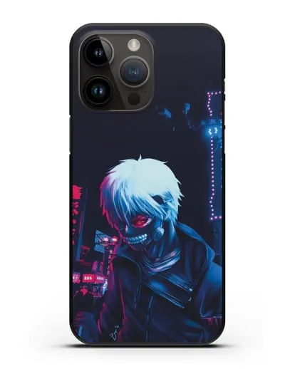 Чехол аниме Токийский гуль (Tokyo Ghoul) Кен Канеки арт силиконовый для iPhone 14 Pro Max