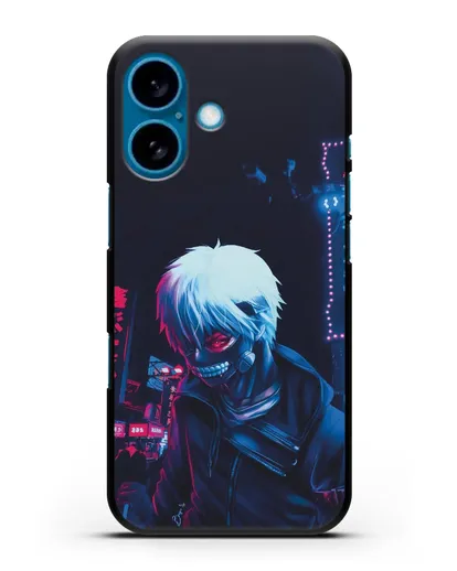 Чехол аниме Токийский гуль (Tokyo Ghoul) Кен Канеки арт силиконовый для iPhone 16