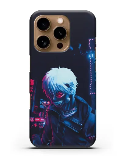 Чехол аниме Токийский гуль (Tokyo Ghoul) Кен Канеки арт силиконовый для iPhone 16 Pro