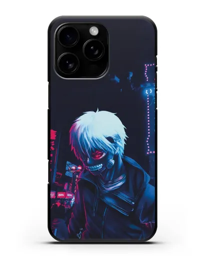 Чехол аниме Токийский гуль (Tokyo Ghoul) Кен Канеки арт силиконовый для iPhone 16 Pro Max