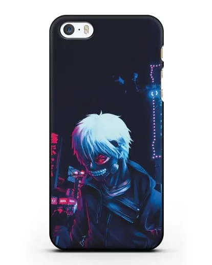 Чехол аниме Токийский гуль (Tokyo Ghoul) Кен Канеки арт силиконовый для iPhone 5/5s/SE