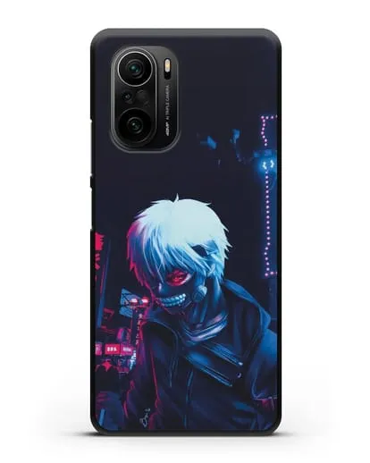 Чехол аниме Токийский гуль (Tokyo Ghoul) Кен Канеки арт силиконовый для Xiaomi Poco F3 Pro