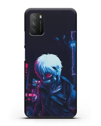 Чехол аниме Токийский гуль (Tokyo Ghoul) Кен Канеки арт силиконовый для Xiaomi Poco M3