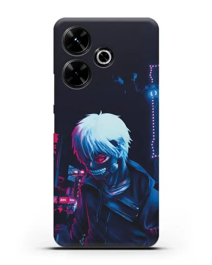 Чехол аниме Токийский гуль (Tokyo Ghoul) Кен Канеки арт силиконовый для Xiaomi Poco M6