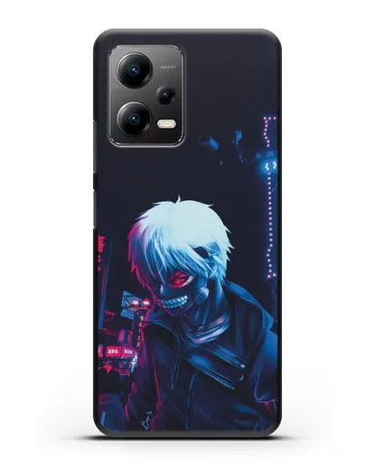 Чехол аниме Токийский гуль (Tokyo Ghoul) Кен Канеки арт силиконовый для Xiaomi Poco X5