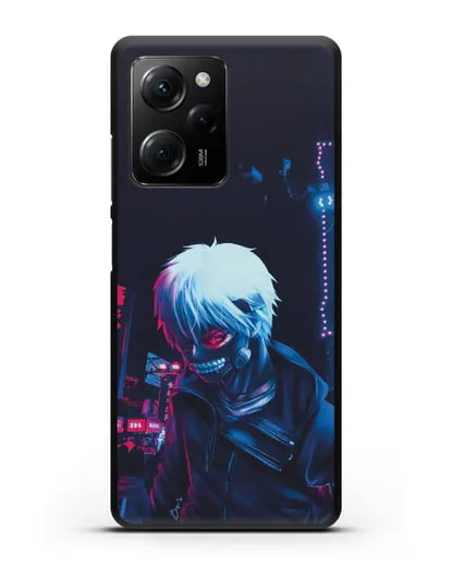 Чехол аниме Токийский гуль (Tokyo Ghoul) Кен Канеки арт силиконовый для Xiaomi Poco X5 Pro
