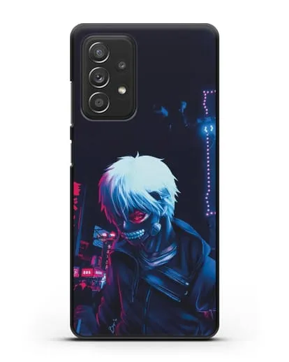 Чехол аниме Токийский гуль (Tokyo Ghoul) Кен Канеки арт силиконовый для Samsung Galaxy A53