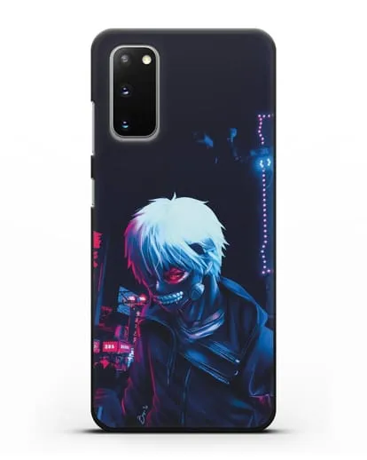 Чехол аниме Токийский гуль (Tokyo Ghoul) Кен Канеки арт силиконовый для Samsung Galaxy S20 [SM-G980F]