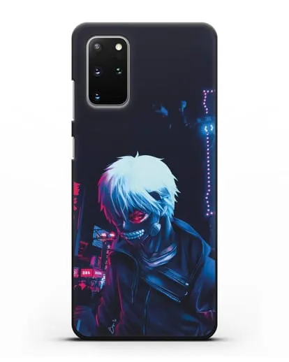 Чехол аниме Токийский гуль (Tokyo Ghoul) Кен Канеки арт силиконовый для Samsung Galaxy S20 Plus [SM-G985F]