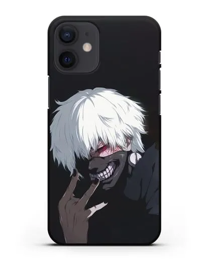 Чехол аниме Токийский гуль (Tokyo Ghoul) Кен Канеки картинка силиконовый для iPhone 12 mini