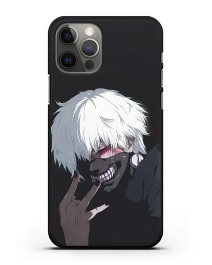 Чехол аниме Токийский гуль (Tokyo Ghoul) Кен Канеки картинка силиконовый для iPhone 12 Pro