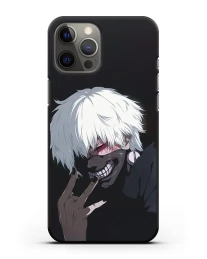 Чехол аниме Токийский гуль (Tokyo Ghoul) Кен Канеки картинка силиконовый для iPhone 12 Pro Max