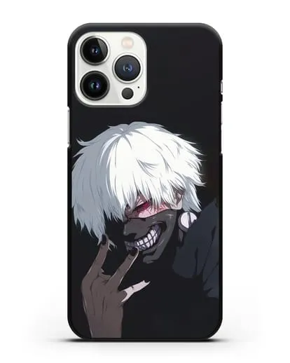 Чехол аниме Токийский гуль (Tokyo Ghoul) Кен Канеки картинка силиконовый для iPhone 13 Pro Max